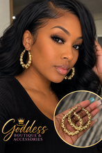Load image into Gallery viewer, 14K Gold-Filled Bamboo Hoop Earrings
